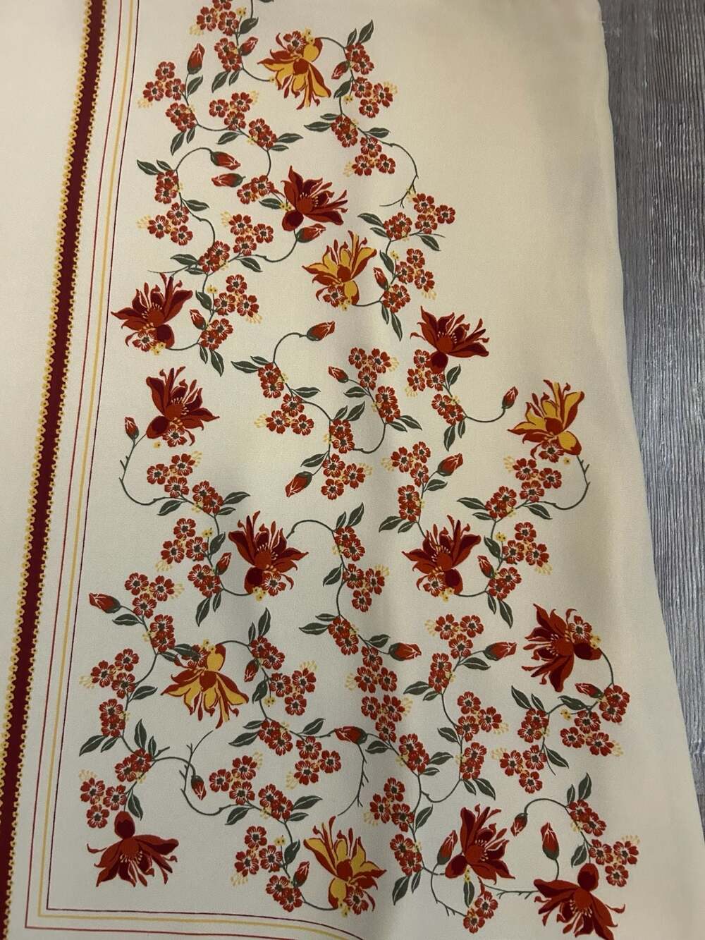 Sophie Max Studio Beige Floral Print Trapeze Tank Blouse Top - Picture 5 of 8